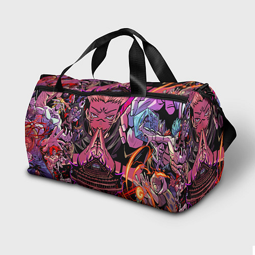 Спортивная сумка Магическая битва Сукуна расширение территории / 3D-принт – фото 2