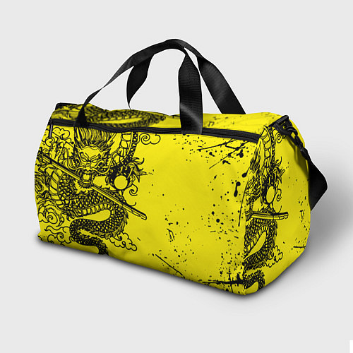 Спортивная сумка Syberpunk dragon tatoo / 3D-принт – фото 2