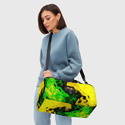 Сумки спортивные The Witcher in fire, цвет: 3D-принт — фото 2