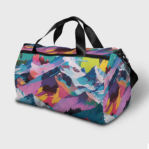 Спортивная сумка Горы краски / 3D-принт – фото 2