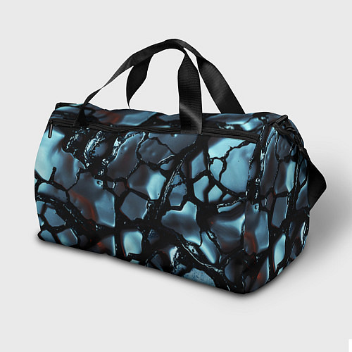 Спортивная сумка The liquid substance is grey / 3D-принт – фото 2