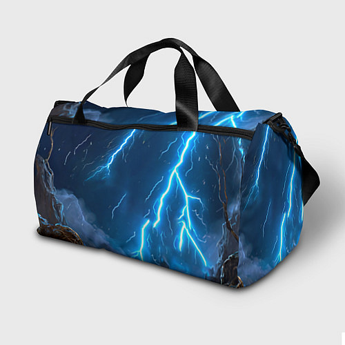 Спортивная сумка Пеликан и молния / 3D-принт – фото 2