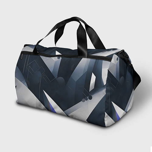 Спортивная сумка Абстракция город следующего века / 3D-принт – фото 2