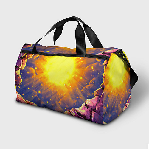 Спортивная сумка Сурикат в яркиз лучах солнца / 3D-принт – фото 2