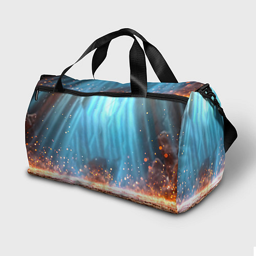 Спортивная сумка Носорог в лучах / 3D-принт – фото 2