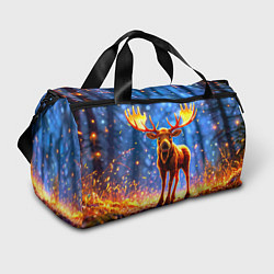 Сумки спортивные Лосенок в лесу, цвет: 3D-принт