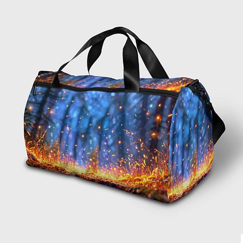 Спортивная сумка Лосенок в лесу / 3D-принт – фото 2