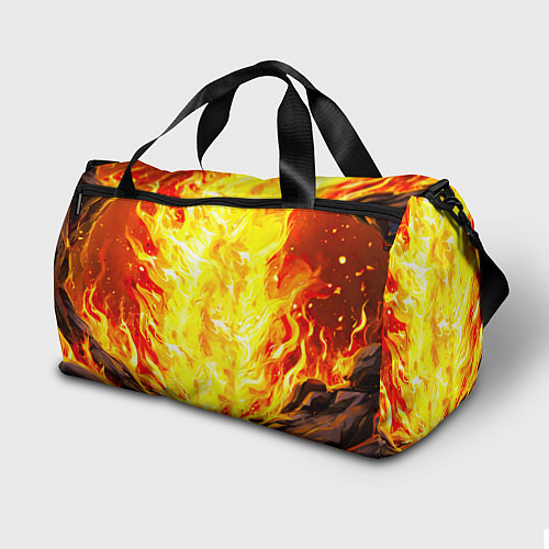 Спортивная сумка Ослик в огне / 3D-принт – фото 2
