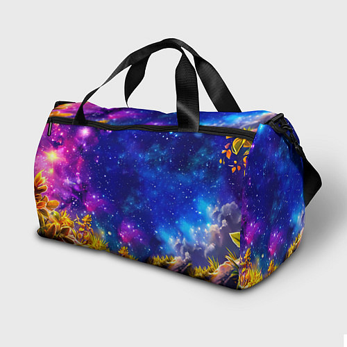 Спортивная сумка Лемур и звездная ночь / 3D-принт – фото 2