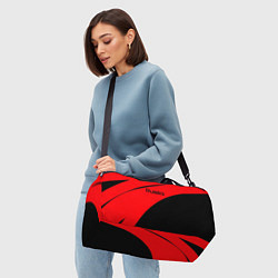 Сумки спортивные Russia красно-чёрный, цвет: 3D-принт — фото 2