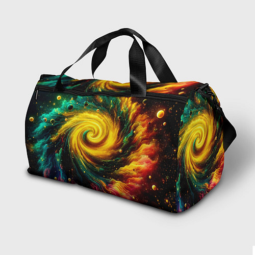 Спортивная сумка Neon space - ai art fantasy / 3D-принт – фото 2