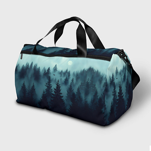 Спортивная сумка Все дуреют с этой таёжной красоты / 3D-принт – фото 2