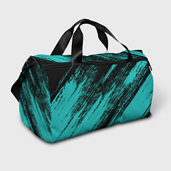 Сумки спортивные The color is black and light blue, цвет: 3D-принт