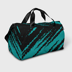 Сумки спортивные The color is black and light blue, цвет: 3D-принт