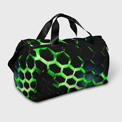 Сумки спортивные Neon Honeycombs, цвет: 3D-принт