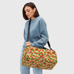 Сумки спортивные Новогодние снеговики и снежные бабы, цвет: 3D-принт — фото 2