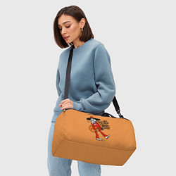 Сумки спортивные Блюз музыка - скелет с гитарой, цвет: 3D-принт — фото 2