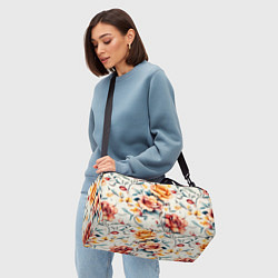 Сумки спортивные Паттерн с переплетением цветов, цвет: 3D-принт — фото 2