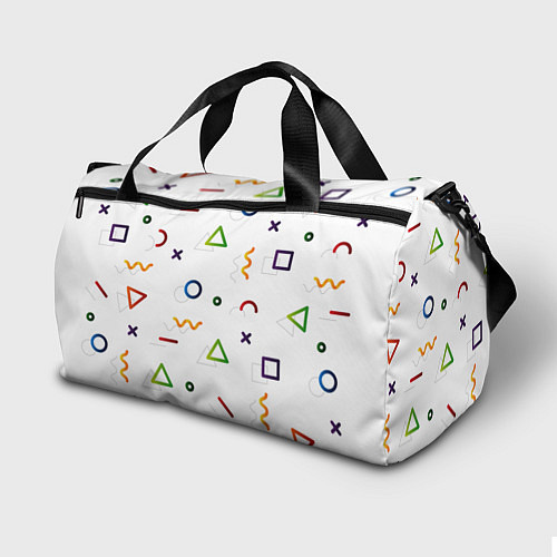 Спортивная сумка Геометрический хаос / 3D-принт – фото 2