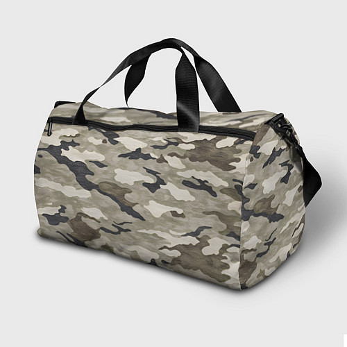 Спортивная сумка Песочный камуфляж / 3D-принт – фото 2