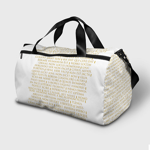 Спортивная сумка Античная мудрость / 3D-принт – фото 2
