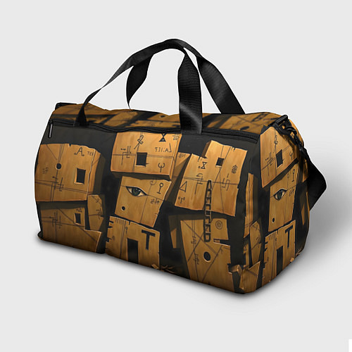 Спортивная сумка Глаза в каменных домах / 3D-принт – фото 2