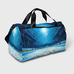Сумки спортивные Хоккейная площадка, цвет: 3D-принт