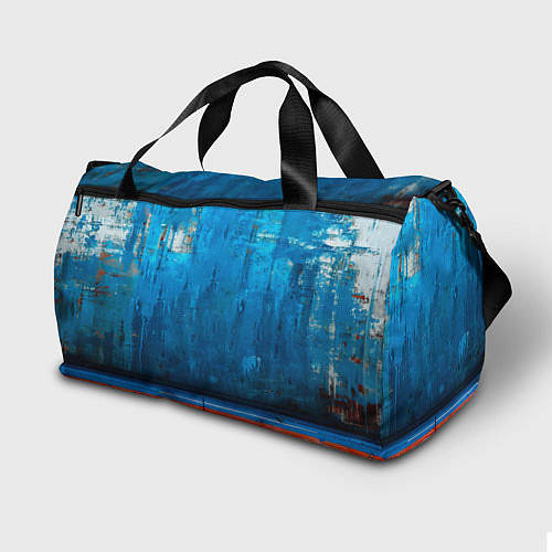 Спортивная сумка Дзюдоист на синем / 3D-принт – фото 2