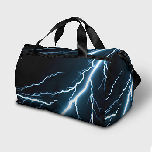 Спортивная сумка Мухаммед Али и молния / 3D-принт – фото 2