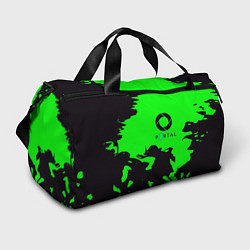 Сумки спортивные Portal черный дым, цвет: 3D-принт