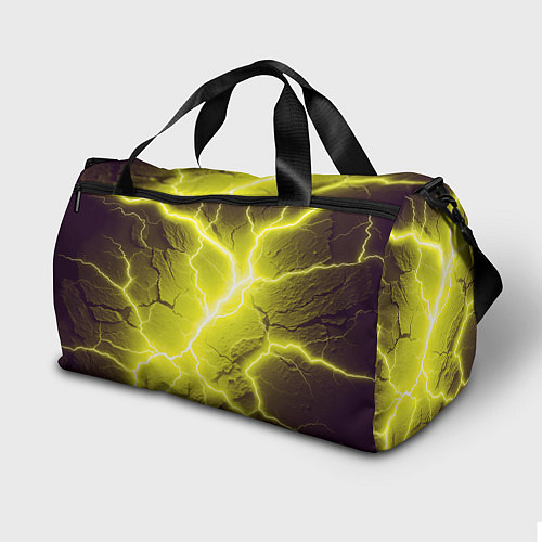 Спортивная сумка Color yellow black / 3D-принт – фото 2