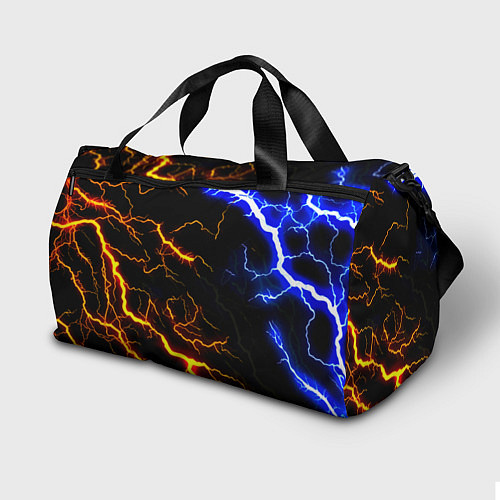 Спортивная сумка Monster energy шторм / 3D-принт – фото 2