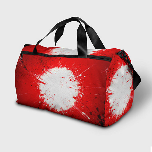 Спортивная сумка Воздушная гимнастка на красном / 3D-принт – фото 2