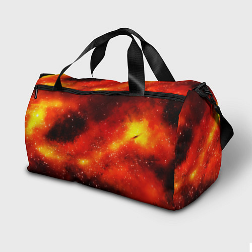 Спортивная сумка Космос огненный / 3D-принт – фото 2