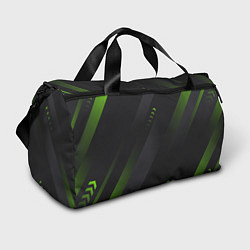 Сумки спортивные Color black green, цвет: 3D-принт