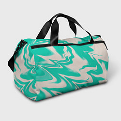 Сумки спортивные Color white turquoise, цвет: 3D-принт