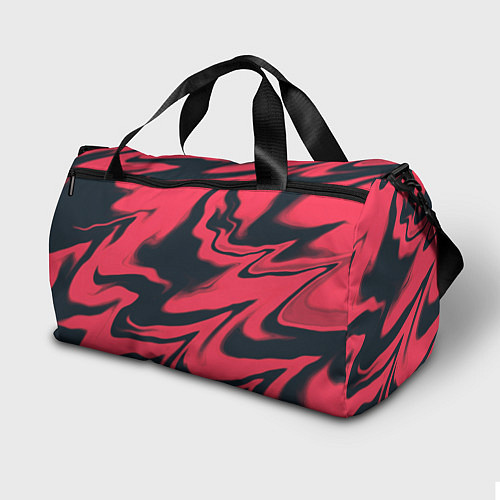 Спортивная сумка Color black red / 3D-принт – фото 2