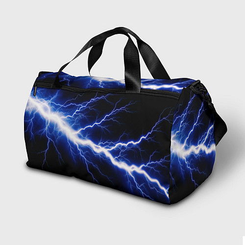 Спортивная сумка Lightning blue / 3D-принт – фото 2
