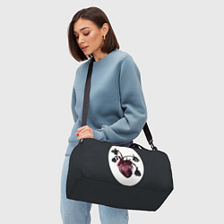 Сумки спортивные Цветы любви: увядшее сердце, цвет: 3D-принт — фото 2
