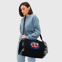 Сумки спортивные Admin и молния, цвет: 3D-принт — фото 2