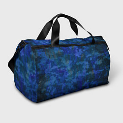 Спортивная сумка Абстракция - blue uniform camouflage
