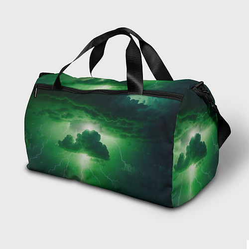 Спортивная сумка Зелёный гром / 3D-принт – фото 2