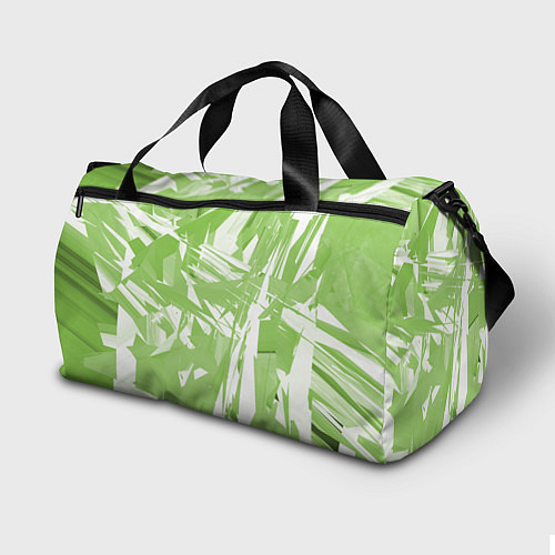 Спортивная сумка Color white green / 3D-принт – фото 2