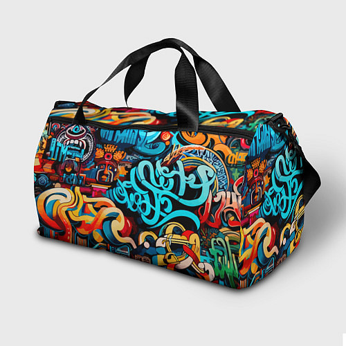 Спортивная сумка Abstract graffiti - ai art / 3D-принт – фото 2