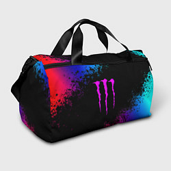 Сумки спортивные Monster energy неоновые цвета, цвет: 3D-принт