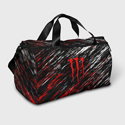 Сумки спортивные Monster energy штрихи красок, цвет: 3D-принт