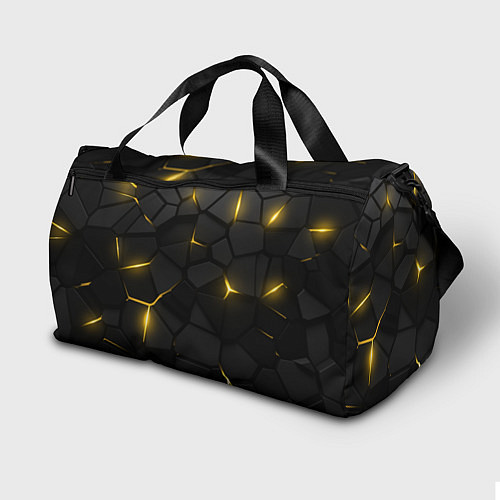 Спортивная сумка Бостон Брюинз - плиты с подсветкой / 3D-принт – фото 2