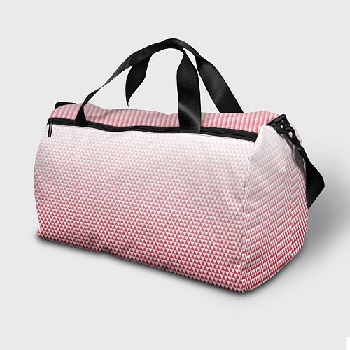 Спортивная сумка Чикаго Блэкхокс - красные треугольники с градиенто / 3D-принт – фото 2