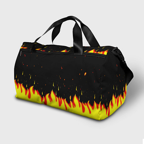 Спортивная сумка Monster energy fire steel / 3D-принт – фото 2