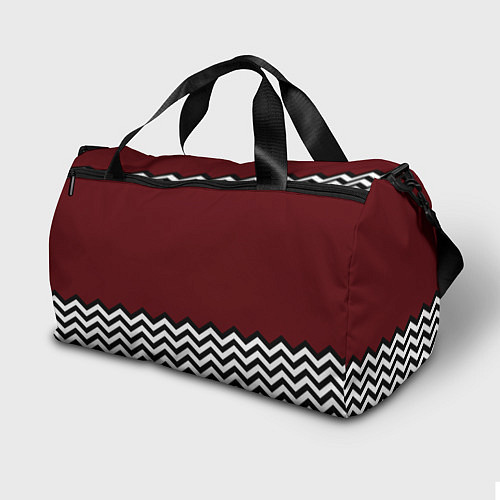 Спортивная сумка Твин Пикс - лого / 3D-принт – фото 2